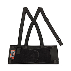 ergodyne ProFlex 1650 Economy Elastic Back Support Brace, 4X-Large, 52" to 58" Waist, Black (11098)