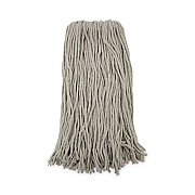 Boardwalk Premium Cut-End Wet Mop Heads, Cotton, 20 oz, White, 12/Carton (220CCT)