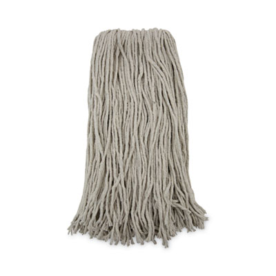 Boardwalk Premium Cut-End Wet Mop Heads, Cotton, 20 oz, White, 12/Carton (220CCT)