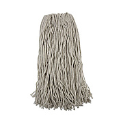 Boardwalk Mop Head, Premium Standard Head, Cotton Fiber, 32 oz, White, 12/Carton (232C)