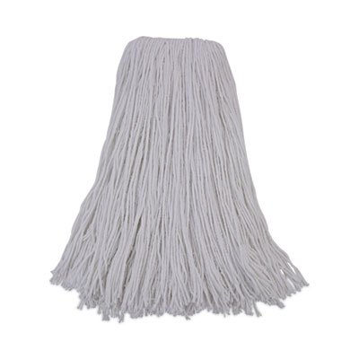 Boardwalk Mop Head, Premium Standard Head, Rayon Fiber, 32 oz, White, 12/Carton (232R)
