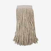 Boardwalk Mop Head, Premium Saddleback Head, Cotton Fiber, 24 oz, White, 12/Carton (324C)