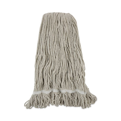 Boardwalk Pro Loop Web/Tailband Wet Mop Head, Cotton, 24 oz, White, 12/Carton (424CCT)