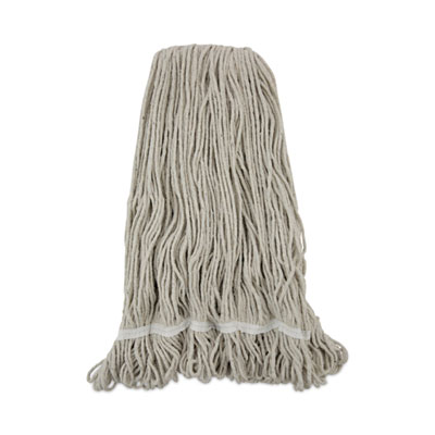 Boardwalk Pro Loop Web/Tailband Wet Mop Head, Cotton, 24 oz., White (424CEA)