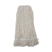 Boardwalk Pro Loop Web/Tailband Wet Mop Head, Rayon, 24 oz, White, 12/Carton (424RCT)