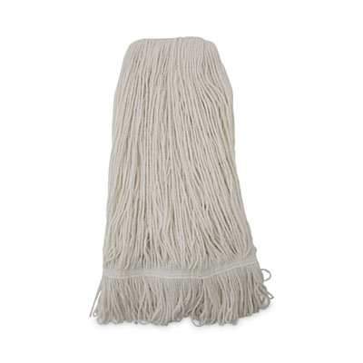 Boardwalk Pro Loop Web/Tailband Wet Mop Head, Rayon, 24 oz, White, 12/Carton (424RCT)