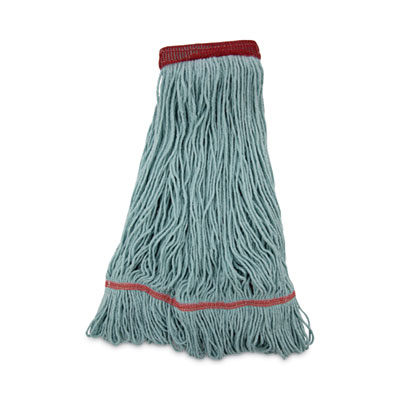 Boardwalk EchoMop with Looped-End Wet Head, Cotton/Rayon/Synthetic, Large, Blue (1400LEA)