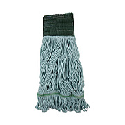 Boardwalk EchoMop with Looped-End Wet Head, Cotton/Rayon/Synthetic, Medium, Blue, 12/Carton (1400MCT)