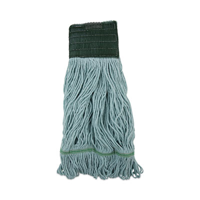 Boardwalk EchoMop with Looped-End Wet Head, Cotton/Rayon/Synthetic, Medium, Blue, 12/Carton (1400MCT)
