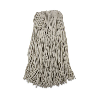 Boardwalk Cut-End Wet Mop Head, Cotton, #32, White, 12/Carton (2032CCT)