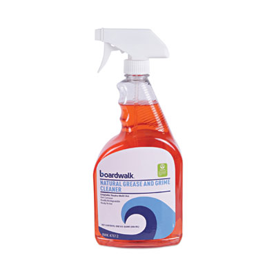 Boardwalk Natural Grease and Grime Cleaner, Unscented, 32 oz Spray Bottle (47612EA)
