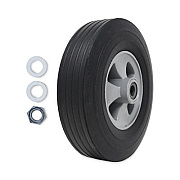 Rubbermaid Commercial Tilt Truck Wheels, 650 lb Weight Capacity, 10" Wheel, Black (FG1305L30000)