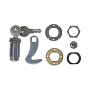 Rubbermaid Commercial Plaza Container Replacement Parts, Keyed Cam Lock Kit with Two Keys (FG3964L60000)
