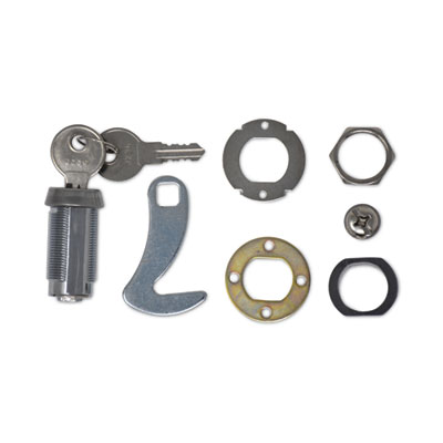 Rubbermaid Commercial Plaza Container Replacement Parts, Keyed Cam Lock Kit with Two Keys (FG3964L60000)