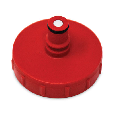 Rubbermaid Commercial HYGEN HYGEN PULSE Cleaning System Replacement Bottle Cap, Plastic, 2" Diameter x 1.75" h, Red (FGQ969L10000)