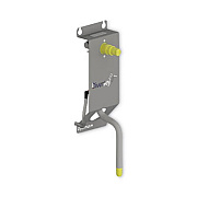 Diversey Optimus Low Flow Single Button Dispenser, 6.27 x 4.03 x 13.13, Gray (D1228188)