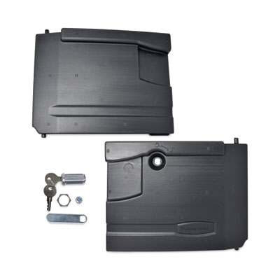 Rubbermaid Commercial Utility Cart Replacement Parts, Door Kit with Lock (FG4094L1BLA)