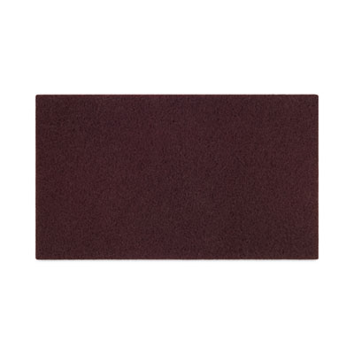 Boardwalk Deep Scrub Pads, 28 x 14, Maroon, 10/Carton (SPP1428)