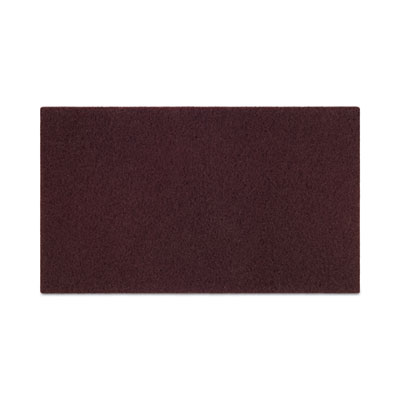 Boardwalk Deep Scrub Pads, 20 x 14, Maroon, 10/Carton (SPP1420)