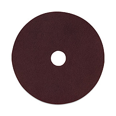 Boardwalk Deep Scrub Pads, 20" Diameter, Maroon, 10/Carton (SPP20)