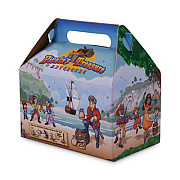 SCT Pirate Kid's Meal Barn Boxes, 6.43 x 4 x 3.75, Brown, Paper, 96/Carton (2793)