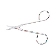 First Aid Only Scissors, 4.5" Long, Straight Nickel Handle (FAE6004)