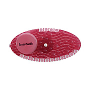 Boardwalk Curve Solid Air Freshener, Spiced Apple, Red, 10/Box (CURVESAP)