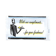 AmerCareRoyal The Ultimate Fingerbowl, Individually Wrapped, Lemon Scent, White, 250/Carton (RF1MU)