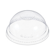 Dart Plastic Dome Lid, Fits 9 oz to 10 oz Cold Cups, Clear, 1,000/Carton (DNR610)