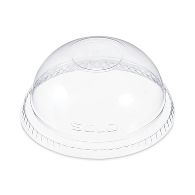 Dart Plastic Dome Lid, Fits 9 oz to 10 oz Cold Cups, Clear, 1,000/Carton (DNR610)
