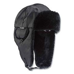 ergodyne N-Ferno 6802 Classic Trapper Hat, Small/Medium, Black (16843)