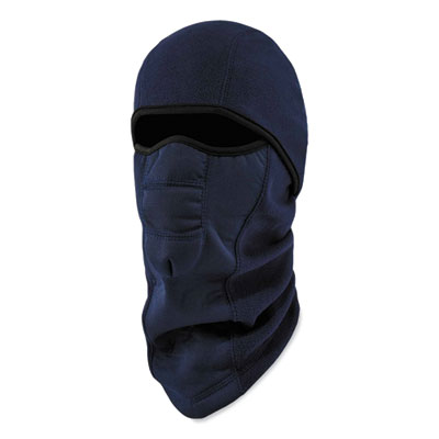 ergodyne N-Ferno 6823 Hinged Balaclava Face Mask, Fleece, One Size Fits Most, Navy (16851)