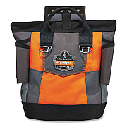 ergodyne Arsenal 5527 Premium Topped Tool Pouch with Hinged Closure, 6 x 10 x 11.5, Polyester, Orange (13627)