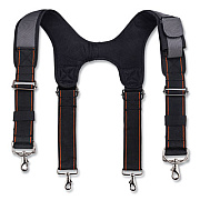 ergodyne Arsenal 5560 Padded Tool Belt Suspenders, 36" to 48" Waist, 3" Wide, Polyester, Gray (13665)