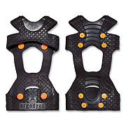 ergodyne Trex 6300TC One-Piece Slip-on Tungsten Carbide Ice Cleats, Medium, Black, Pair (16733)
