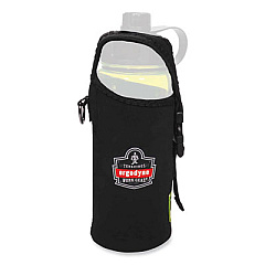 ergodyne Squids 3775 Can + Bottle Holder Trap, Large, 3.62 x 7.25 x 2.5, Neoprene, Black (19776)