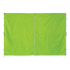 ergodyne Shax 6096 Pop-Up Tent Sidewall with Zipper, Single Skin, 10 ft x 10 ft, Polyester, Lime (12978)