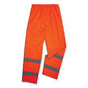 ergodyne GloWear 8916 Class E Lightweight Hi-Vis Rain Pants, X-Large, Orange (25445)
