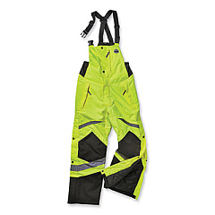ergodyne GloWear 8928 Class E Hi-Vis Insulated Bibs, Medium, Lime (25523)