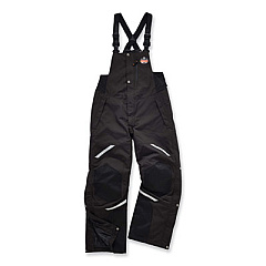 ergodyne N-Ferno 6471 Thermal Bibs with 500D Nylon Shell, X-Large, Black (41215)