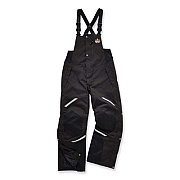 ergodyne N-Ferno 6471 Thermal Bibs with 500D Nylon Shell, 3X-Large, Black (41217)
