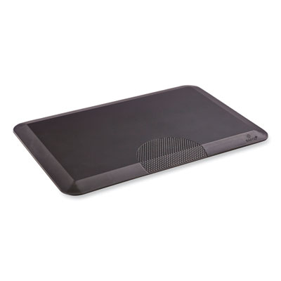Safco Anti-Fatigue Mat, Rectangular, Black Textured Surface, 24" x 36" (2111BL)