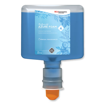 SC Johnson Professional Refresh Foaming Hand Soap Touch Free Cartridge Refill, Fresh Apple Scent, 1.2 L, 3/Carton (AZU120TF)