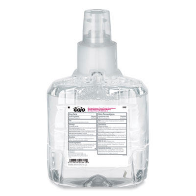 GOJO Antibacterial Foam Hand Wash Refill, For LTX-12 Dispenser, Plum Scent, 1,200 mL, 2/Carton (191202CT)