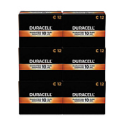 Duracell CopperTop Alkaline C Batteries, 72/Carton (MN1400)