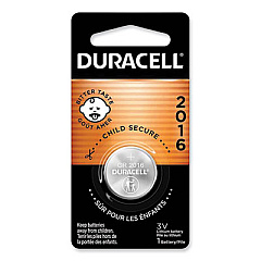 Duracell Lithium Coin Batteries With Bitterant, 2016 (DL2016BPK)