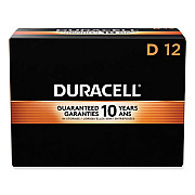 Duracell CopperTop Alkaline D Batteries, 12/Box (MN1300)