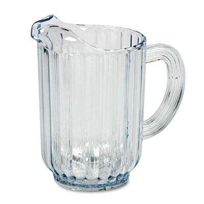 Rubbermaid Commercial Bouncer Plastic Pitcher, 60oz, Clear (333800CR)