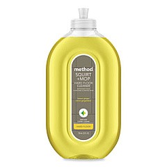 Method Squirt + Mop Hard Floor Cleaner, 25 oz Spray Bottle, Lemon Ginger Scent (00563)