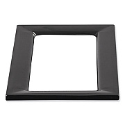 Safco Mixx Recycling Center Lid, 9.87w x 19.87d x 0.62h, Black (9450BL)